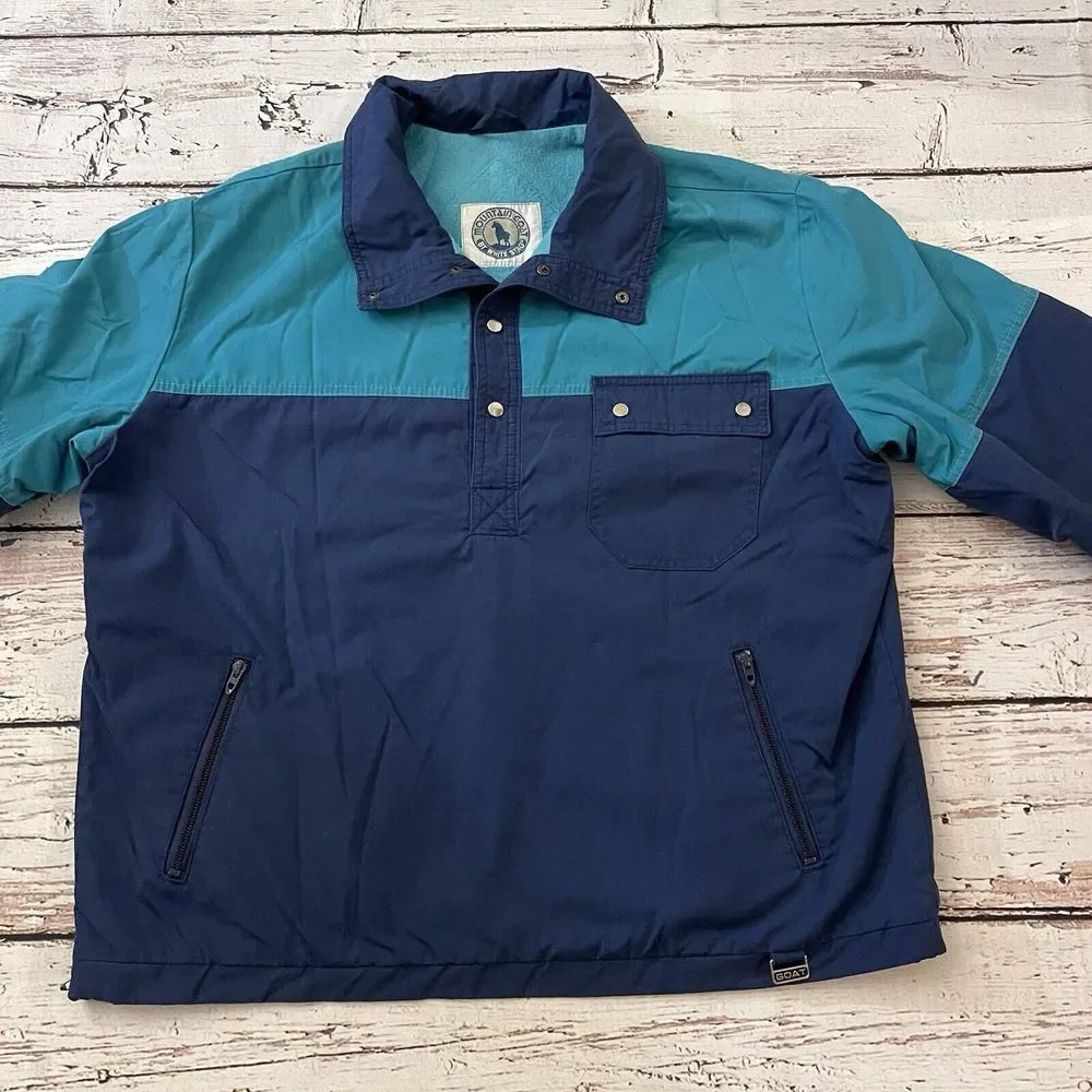 Vintage Mountain Goat White Stag Ski Jacket Size Large Men's‎ 80s Pullover